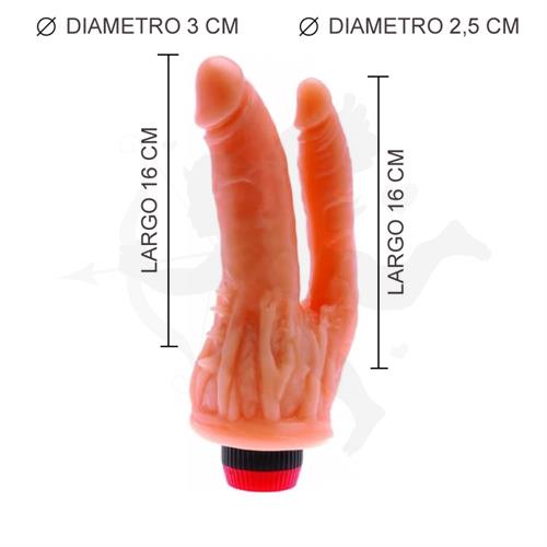 Vibrador anal doble penetración - anal y vaginal