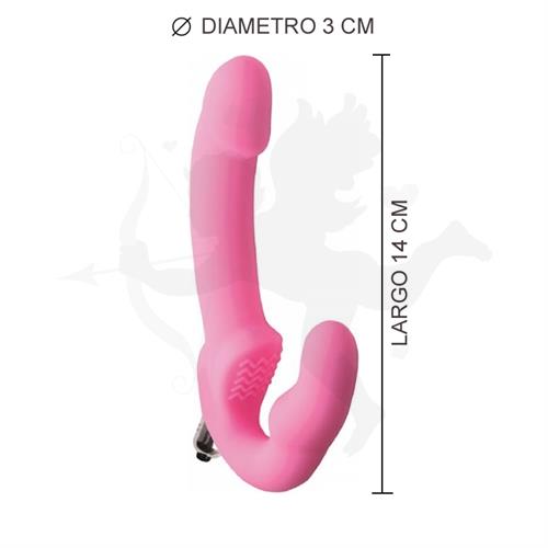 Estimulador para usar en pareja con vibro rosa